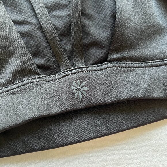 Athleta Black Exhale Sports Bra - Picture 4 of 5